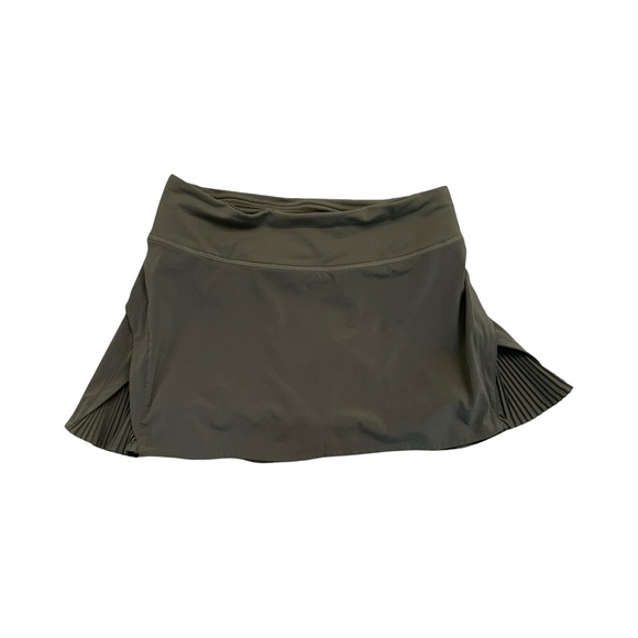 Lululemon Play Off The Pleats Skirt 13” Grey Sage Size 4 - Picture 2 of 4